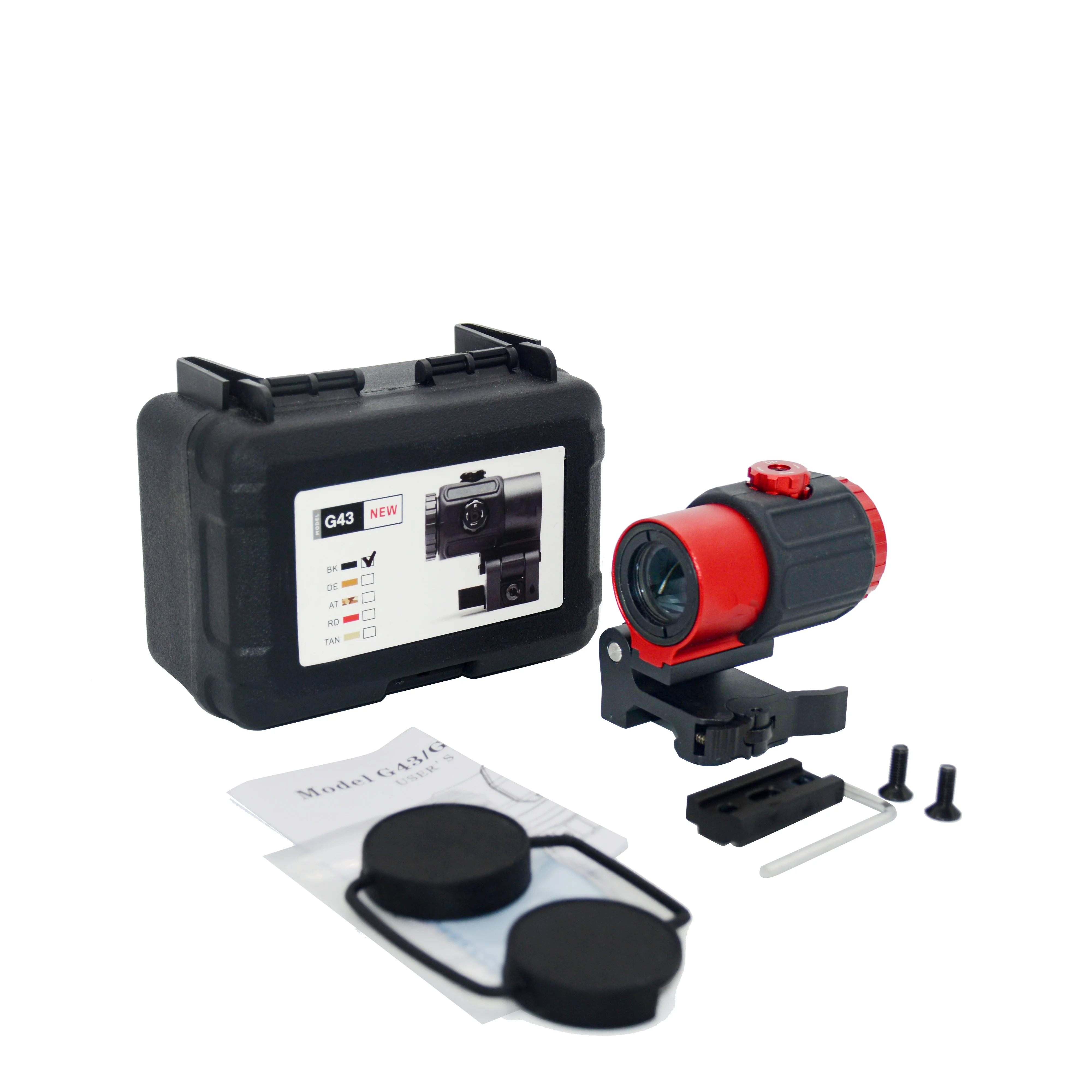 3X Magnifier Sight G43 Scope With Switch to Side Quick Detachable QD Mount Apply Red Dot Sight 558