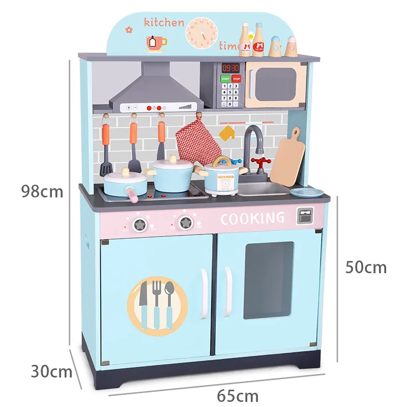 2024 New Product Simulation Refrigerator kitchen Role Pretend Play Montessori Educational Learning Toys For children Boys & Girl