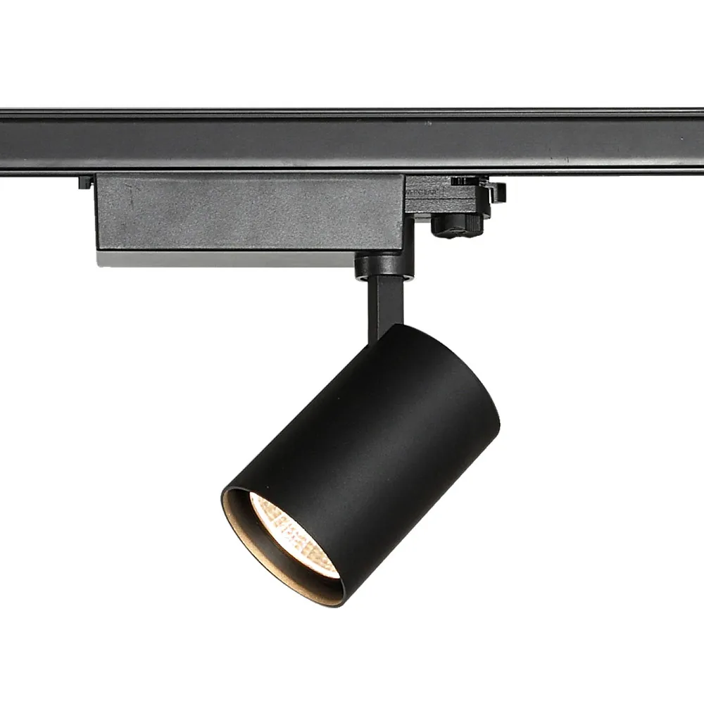 30W 360 Degree Adjustable 3 Wire Track lights 1 Phase Adaptor Track Rail System Surface Mounted Led Spotlight Track Lights