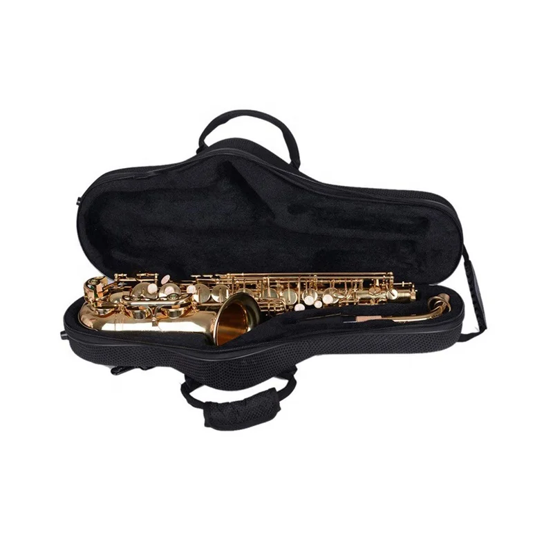 Custom Design Waterproof Saxophone Case Bag EVA Musical Hard Cases Instrument Bags Backpack for Soprano Alto Tenor Sax Storage