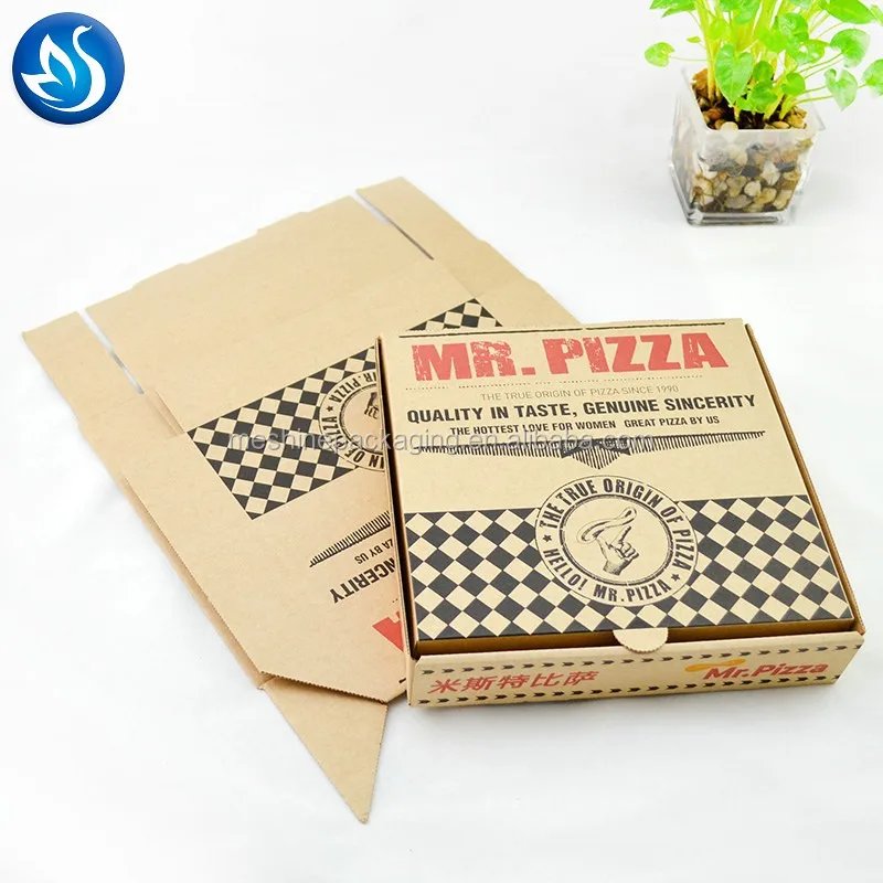 Products factories eco friendly sustainable food packaging boxes take away pizza box for pizza packing