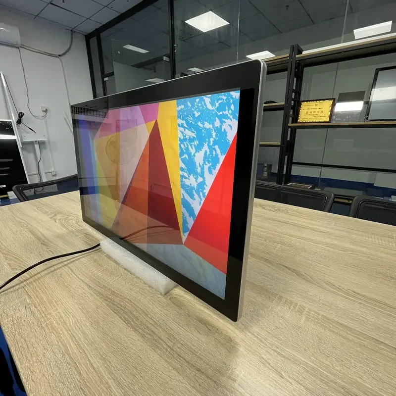 27 Inch 1920x1080 TFT LCD Panel Capacitive Touch Screen Kiosk High Brightness 1000Nits Industrial Android LCD Monitor