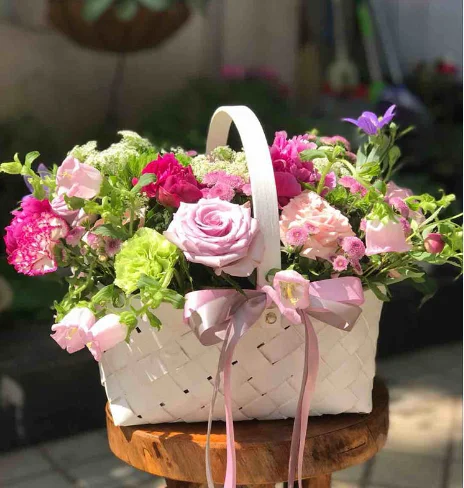 Disposable Wood Fresh Fruit Basket for Strawberry Tomato Apple