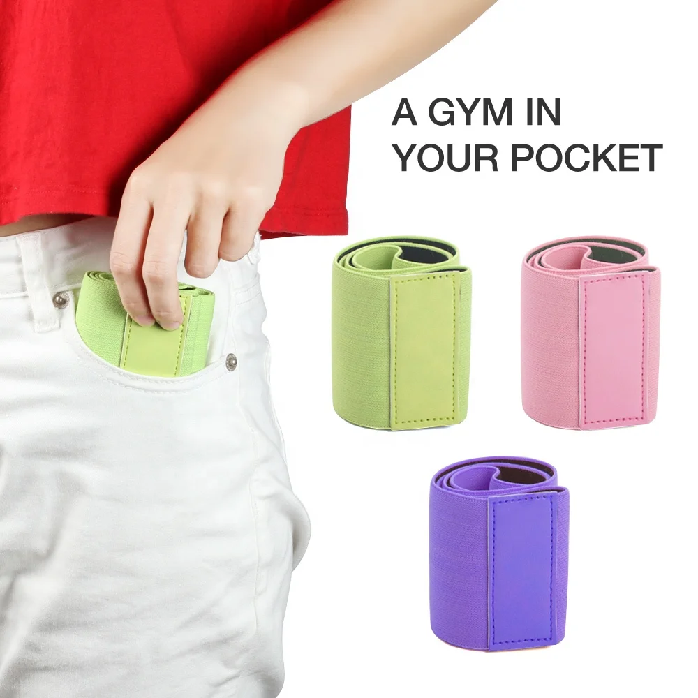 Amazon hot sale high elastic resistance band training hip high efficiency fitness non-slip tension band kit yoga elastic band