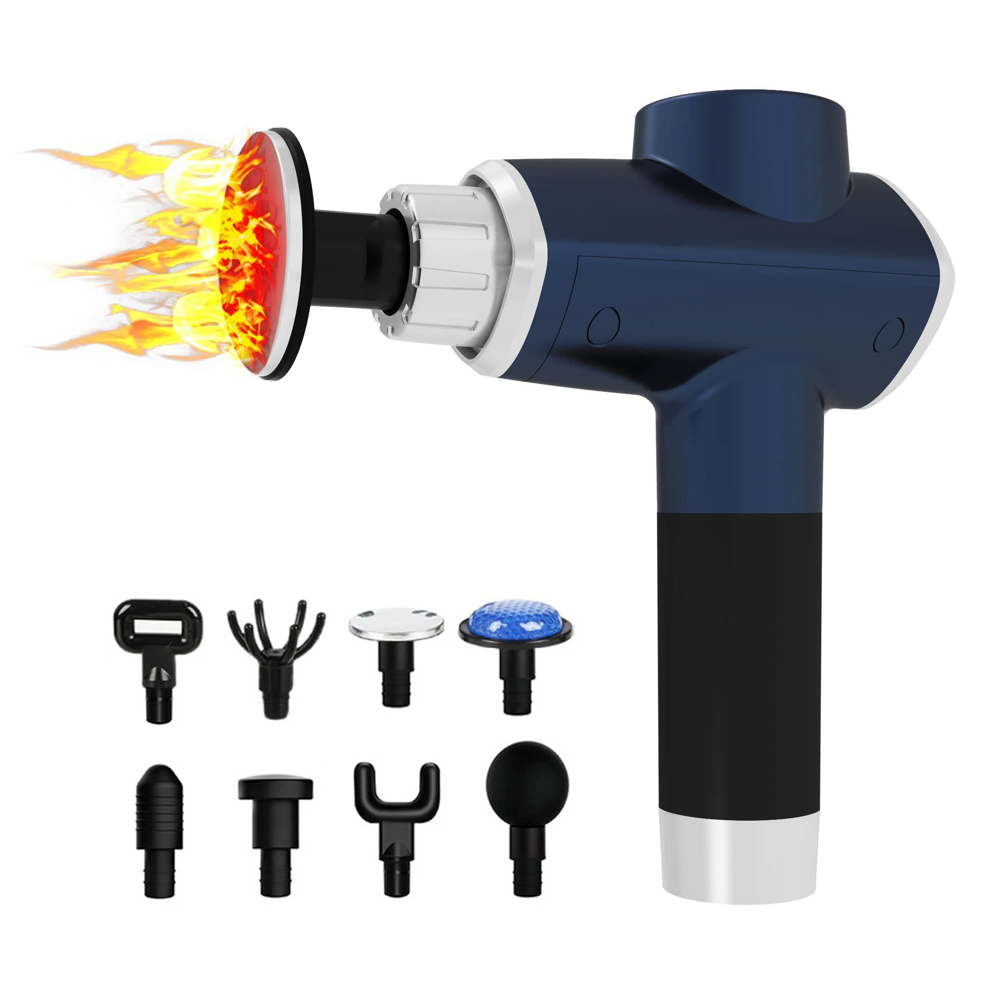 
16MM Stroke Deep Tissue Heated Percussion Massage Gun 