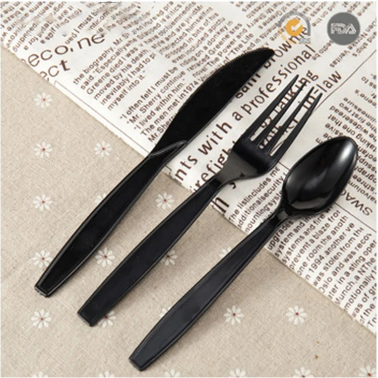 Biodegradables Take Away Plastic  PP PS Knife Fork Spoon Chopsticks Set Disposable Forks and Spoons