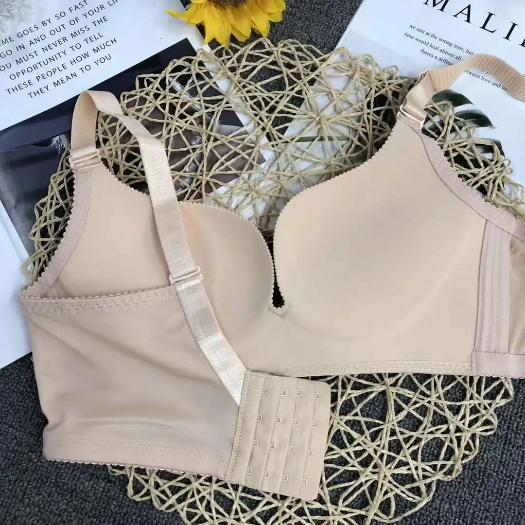 Stock low price wireless seamless Wholesale Hot Sell Popular Seamless Chest Bra