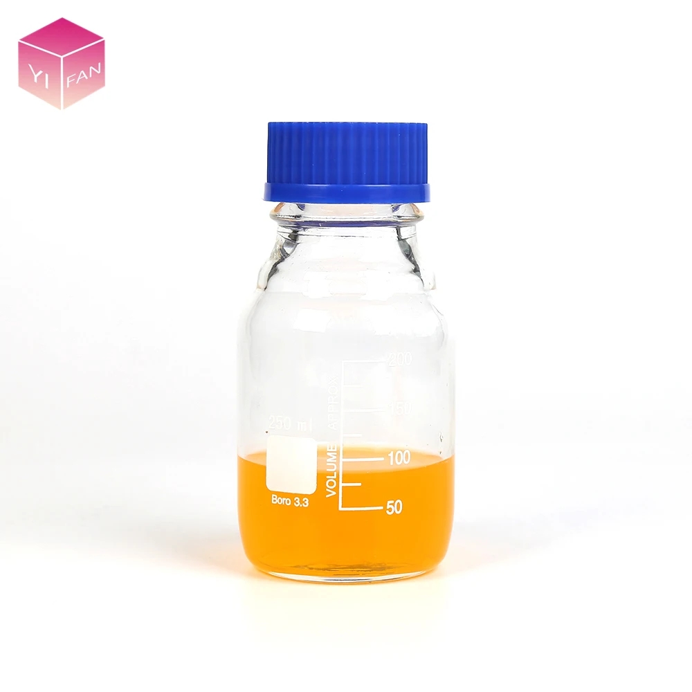 LANJING 3.3 100-2000ml Glass Reagent Bottle with Blue Cap