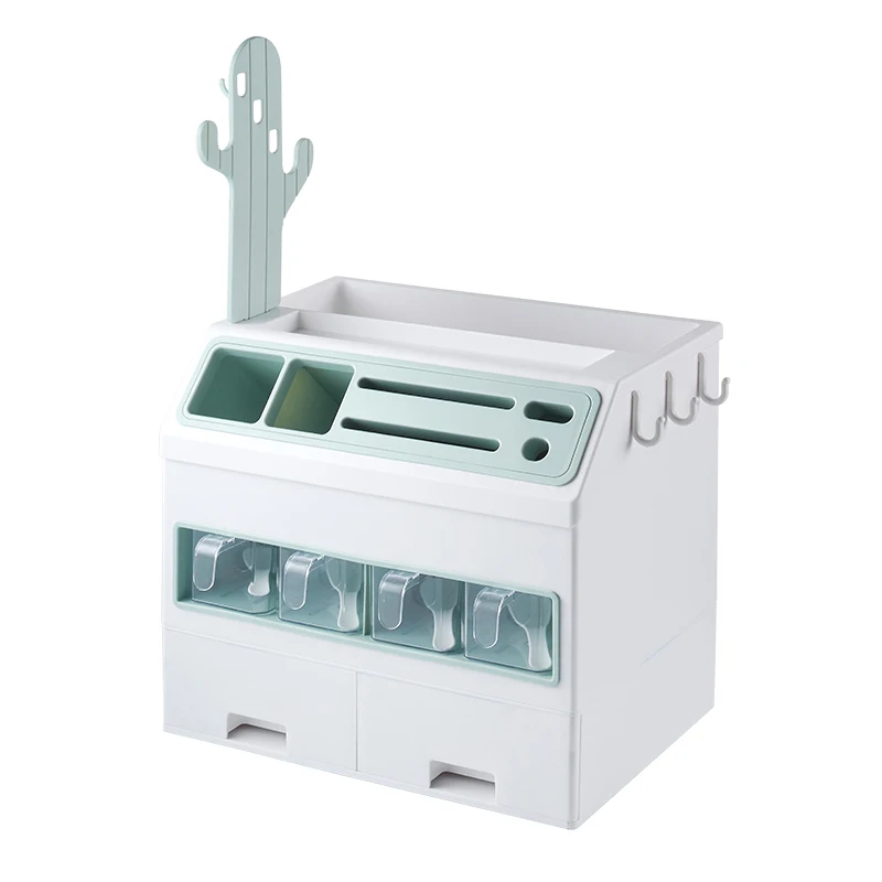 Hot sale Plastic kitchen spice racks Holder multifunction kitchen storage organizer rack Shelf