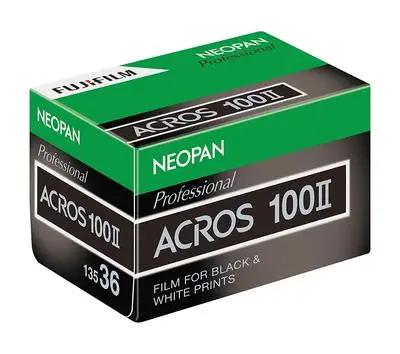 one roll Fujifilm 135 black and white Film AcrosII 36 sheets 100 degree professional negative