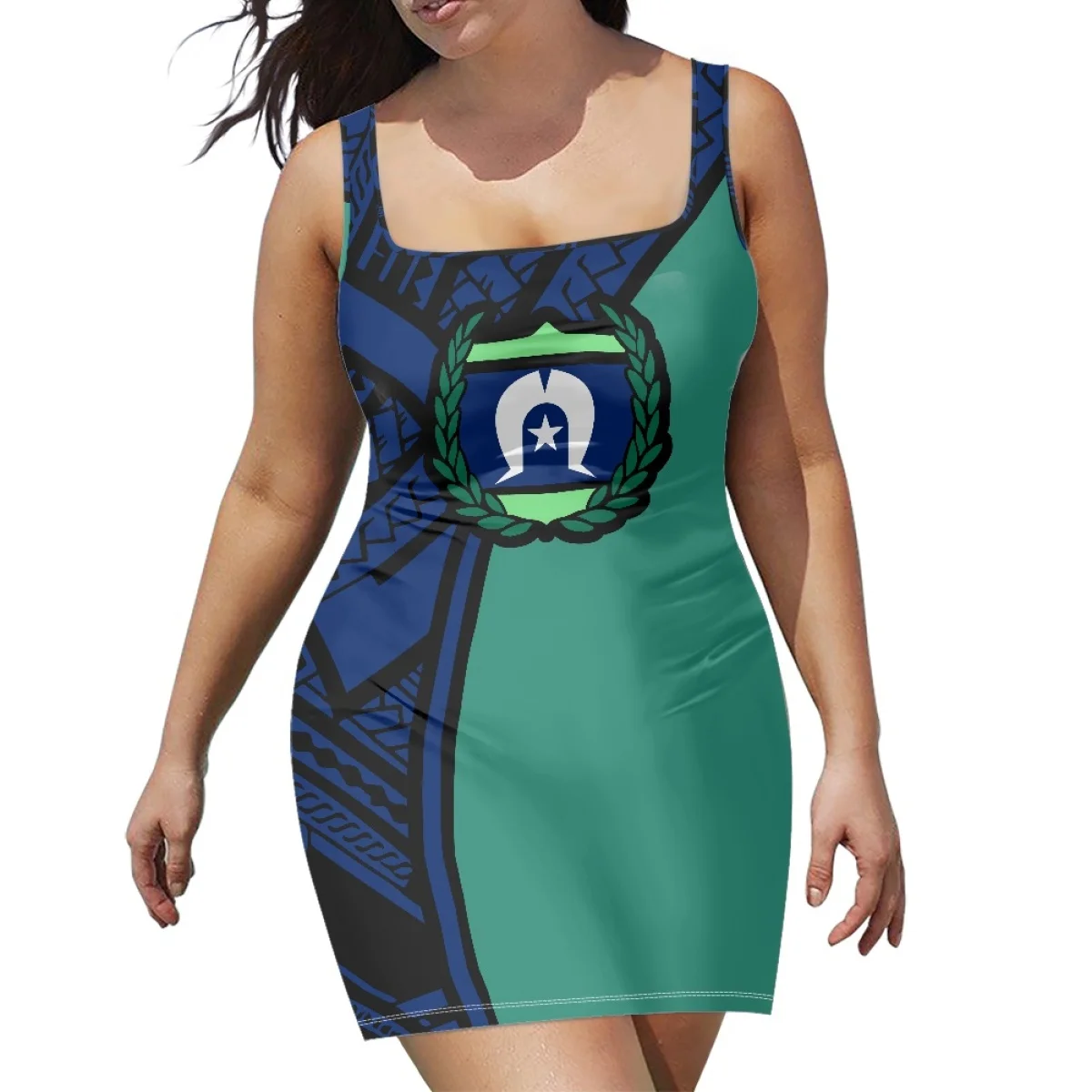 New Summer Party Dresses Women Custom Print Dress Plus Size Polynesian Torres Strait Islands Dresses Sublimation Print Clothing