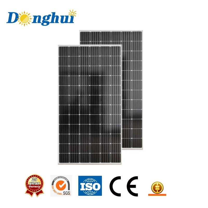 Yiwu Donghui 300-350W solar panel photovoltaic single crystalline silicon solar  panel family expenses