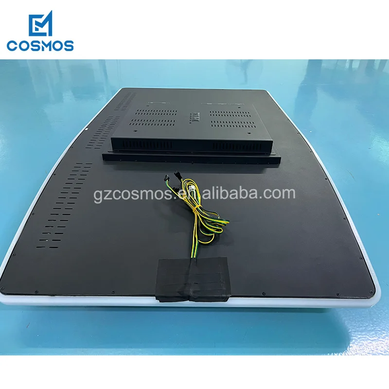 Touchscreen-monitor Portable 43 Inch Waterproof Touchscreen J Curved Gaming Screen Monitor With Side LED Bar Touch Display