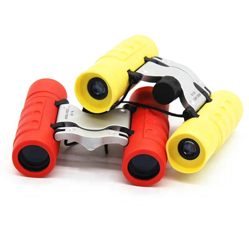 Mini Size 8x21 Kids Binoculars with Professional Optical Lenses Outdoor Telescope Gift