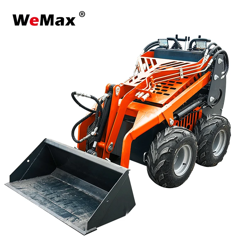 Wemax RS300 мини-колесный/гусеничный бордовый погрузчик с подъемной силой 300 кг