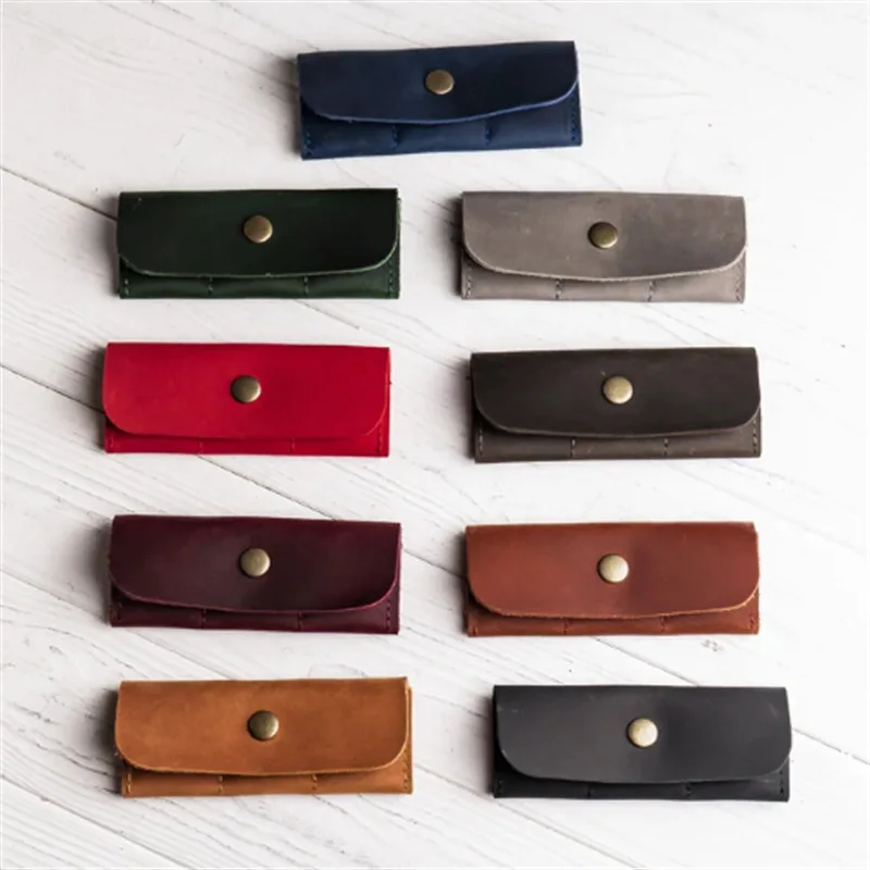 Durable Genuine Leather SD Card Case Minimalist Memory Card Holder Practical SD Memory Card Organizer for Photography Lovers
