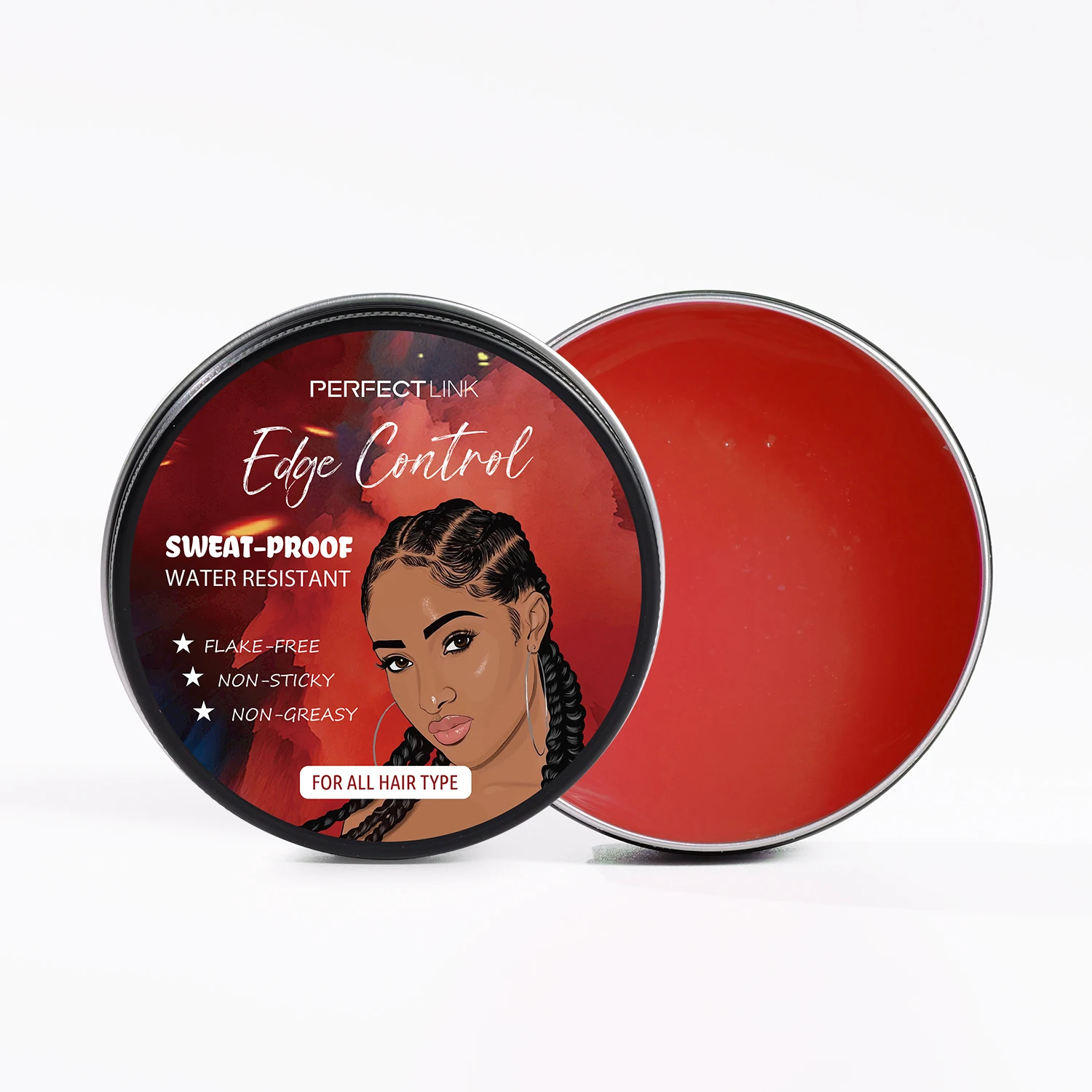 Private label extra strong hold hair pomade Waterproof extreme hold edge control hair styling gel for men and women