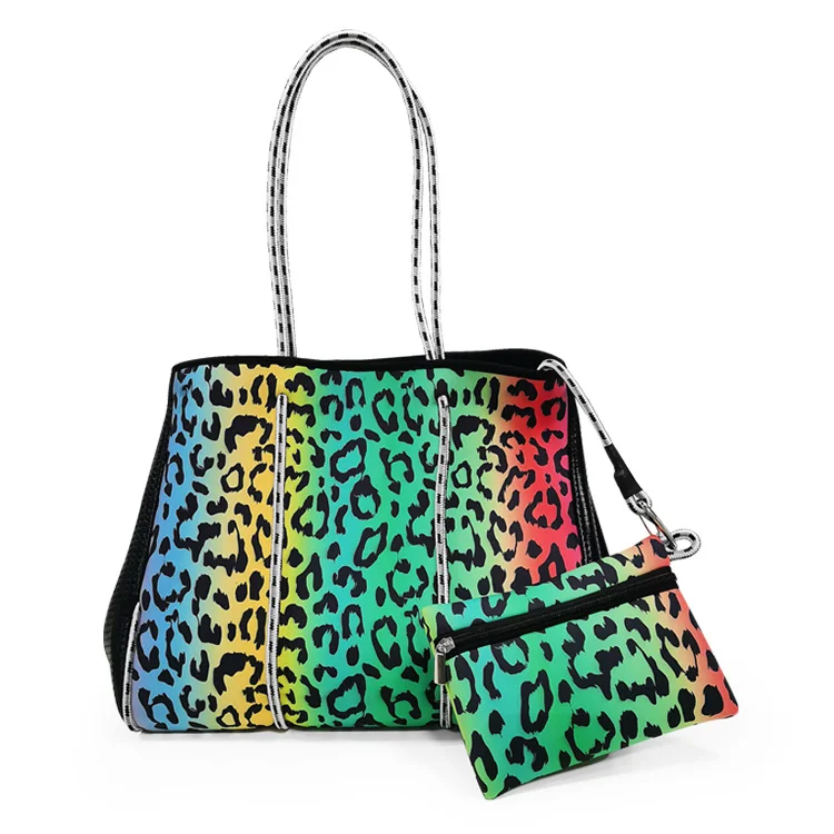 Hot Sale Women Hand Bags Neoprene Tote Bag Beach Bags