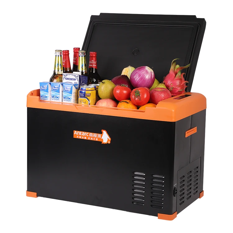 40L 12V 220v Portable plastic outdoor cooler box refrigerator small car vehicle fridge