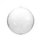 4cm-30cm Openable Hollow Hanging Clear Transparent Xmas Christmas Ornaments Plastic Ball