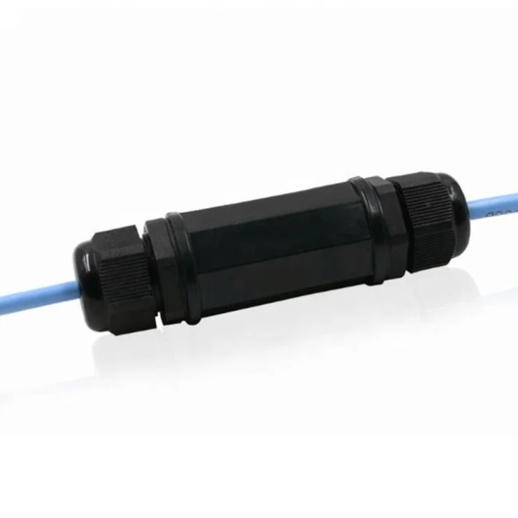 IP67 M22 RJ45 Ethernet Waterproof Connector Female to Female Two Caps Shielded RJ45 Pass Through Coupler
