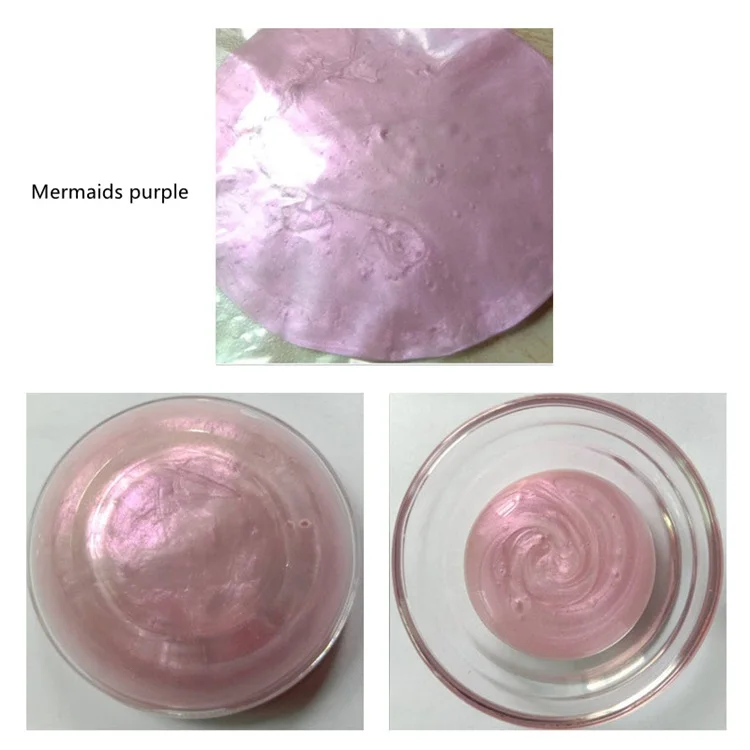 Pearlescent Pigment color White 10g Symphony Mermaid Powder Paint for Resin Paint Candle Making