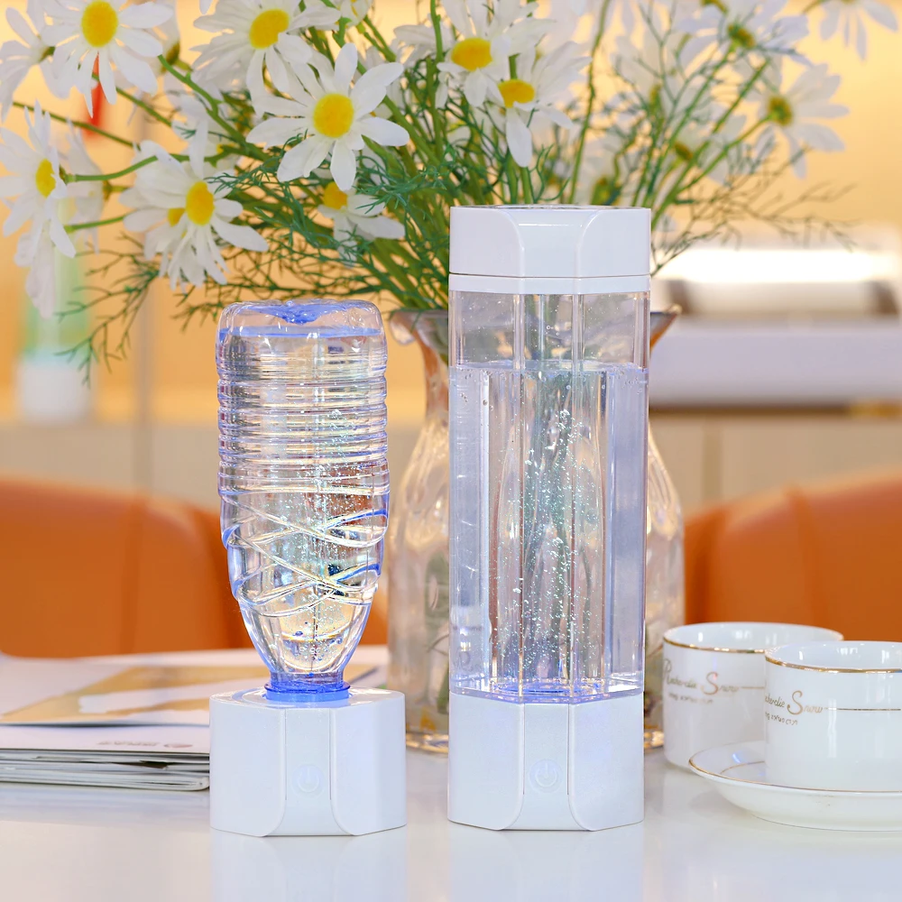 3 in 1 Transparent  Hydrogen Water Bottle With Hydrogen Rich Water  Hho Generator For Drinking Water