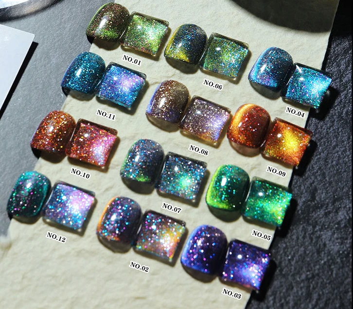 Long-lasting uv nail gel polish convenient Cat Eye Gel Nail Polish No baking flash gel polish