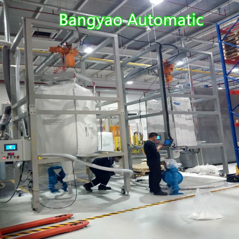 Super Sack Discharge Station Jumbo Bag Discharger 1000kg Big Bag Unloader