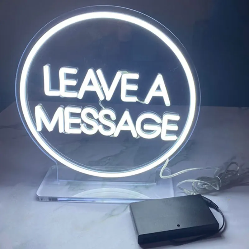 Audio Guestbook Pick Up The Phone Leave A Message Acrylic Wedding Sign