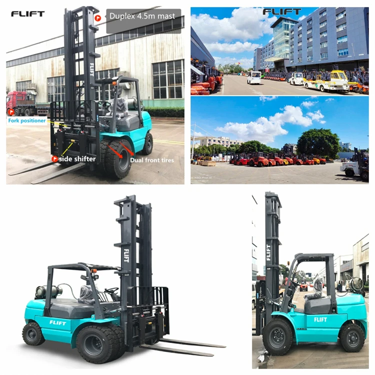 Come From China 5 Ton G-series LPG&GASOLINE Forklift With 5000 Kg Rated Capacity And 600 mm Load Centre