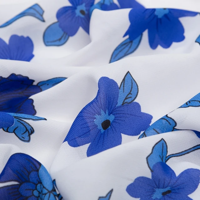 Hot Sale Cheap Factory Price 100%Tencel chiffon fabric design pleated crepe