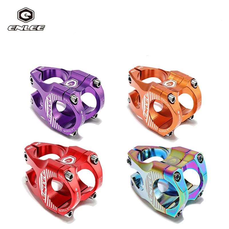 Factory outlet ENLEE Mountain bike downhill stem Aluminium alloy short stem 28.6*31.8*35mm bicycle accessories