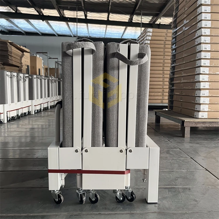 Office Steel Folding Bed Single Portable Nursery School Lunch Break Bed Cabinet Hospital Escort Bed