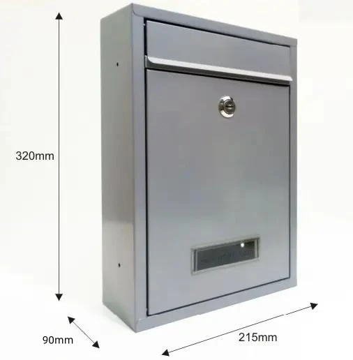 Wholesale Letter Box Outdoor Post Box Wall Mount Mailbox metal European style mailbox