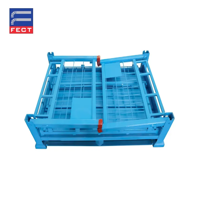 Foldable Stacking Metal Pallet Cage For Sale