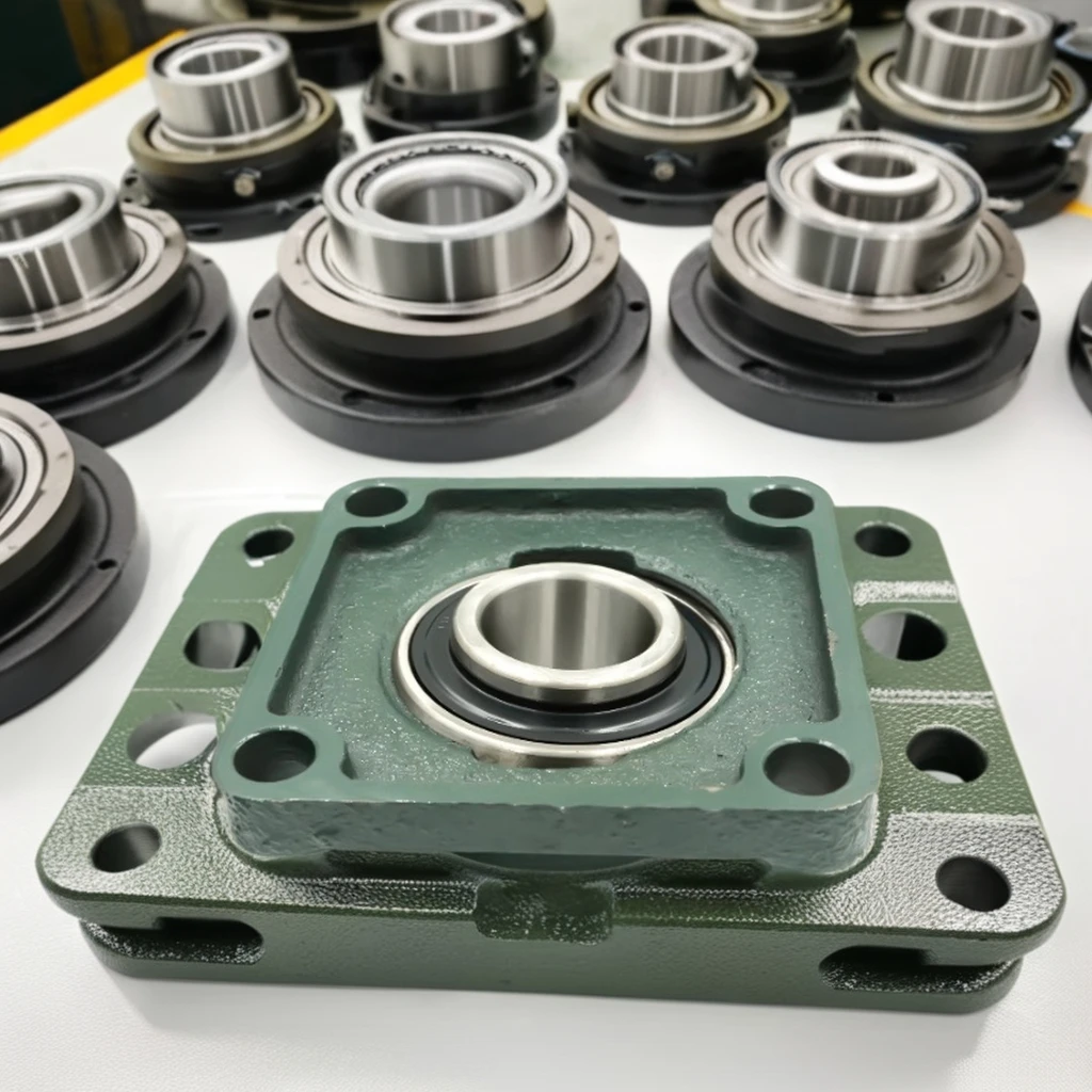 Pedestal Bearing UCF210 Pillow Block Insert Bearing made of Cast Iron Steel Lubricated with Grease Precision P6 Farm Industries
