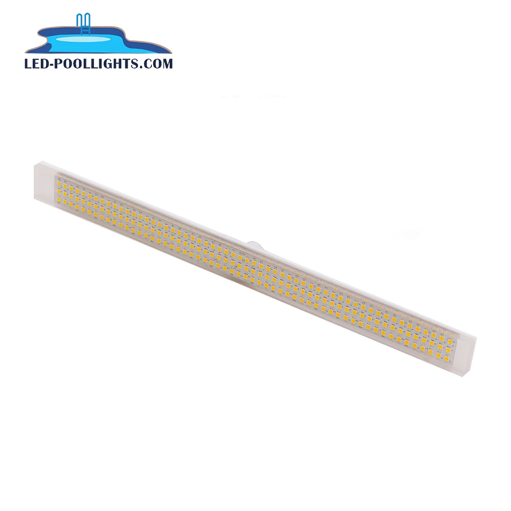 Newest rectangle 12v 15W Underwater Lamp IP68 Waterproof Flexible Strip LED Swimming Pool Light