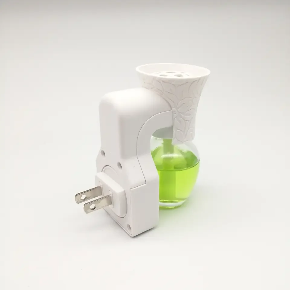 Wall Plug in Air Fresheners with Empty Glass Bottle Refills Wall Mounted Diffusers Plug in Fragrance Warmers Diffuser