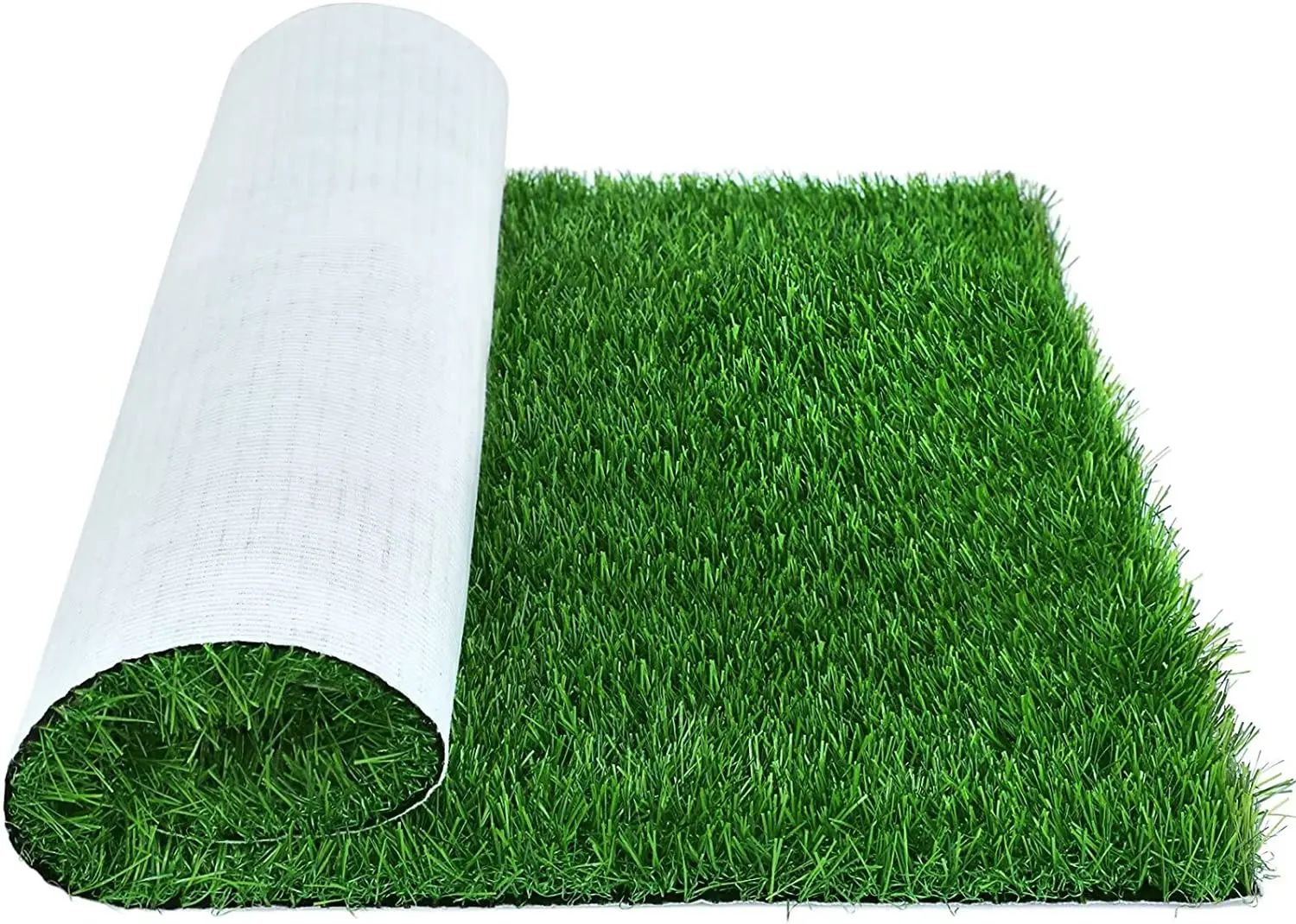 6/12PCS Artificial Grass Turf Tiles12'x12'Pet Lawn Mat Garden Self draining Synthetic Rug for Patio House Decoration Balcony