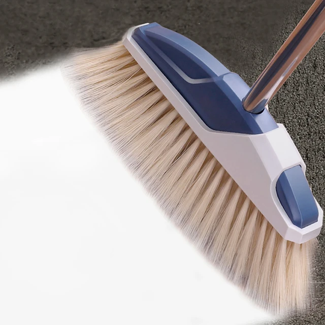 
High quality sweep easy broom broom fiber with metal broom stick 