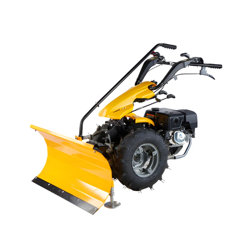 Gasoline Engine  Walk Behind Snow Sweeper Electric Starter Snow Thrower Blower Snowplow For Sale