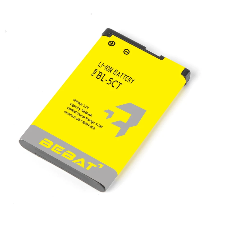 BL-5CT For Nokia 3720C 5220XM 6303C 6730C C5 C5-00 C6-01 6030C 6303i Lithium Polymer Batteries