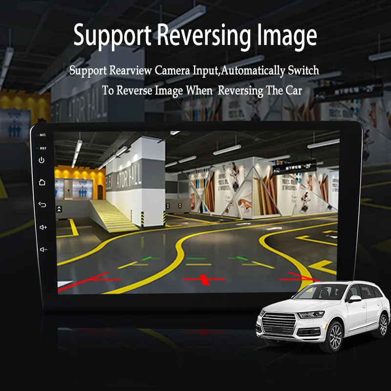Хит продаж 1024*600 HD сенсорный экран 7 дюймов Универсальный Android 8,1 Автомагнитола с GPS