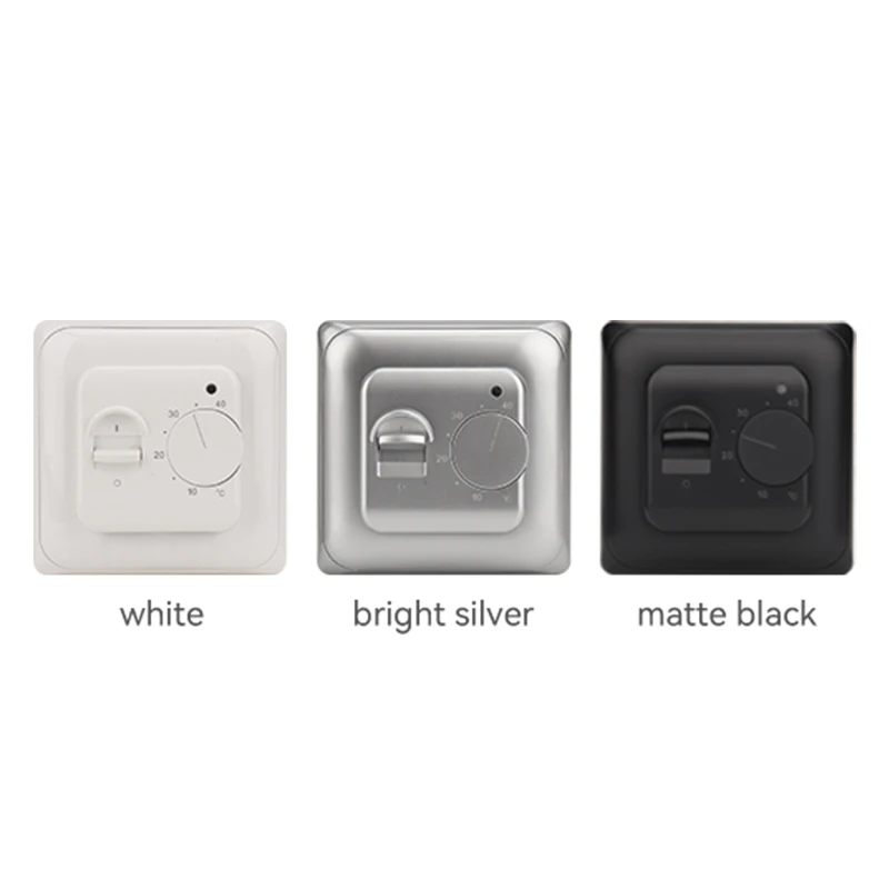warm floor thermostat over-large screen knob button Mechanical temperature regulator home electronic floor heating thermostat