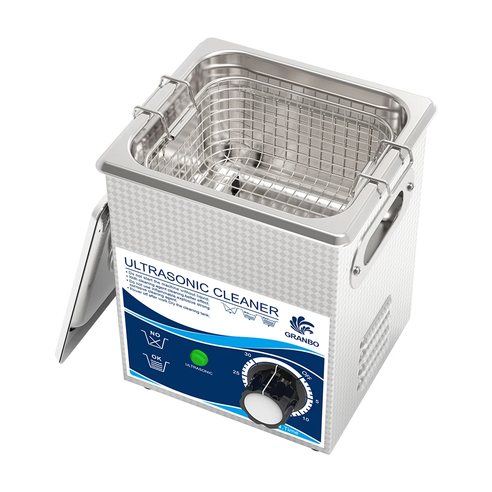 Commercial Household Mini Ultrasonic Lens Cleaner for Watches Jewelry Eyeglass Dental Instrument 2L Small Ultra Sonic Cleaner