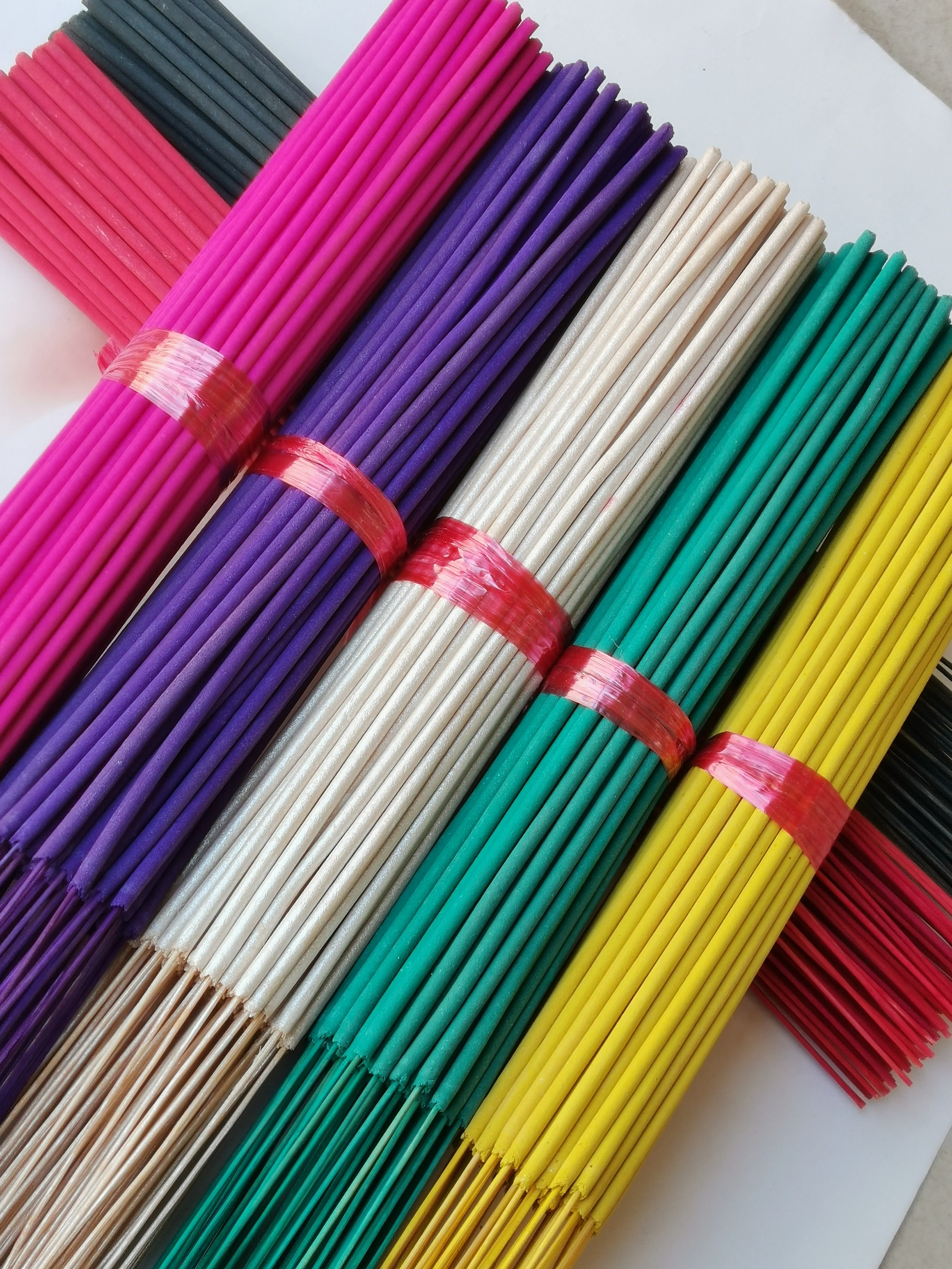 Raw incense stick bulk Unscented Natural agarbatti  incense sticks unscented 100 bundle 11 inch