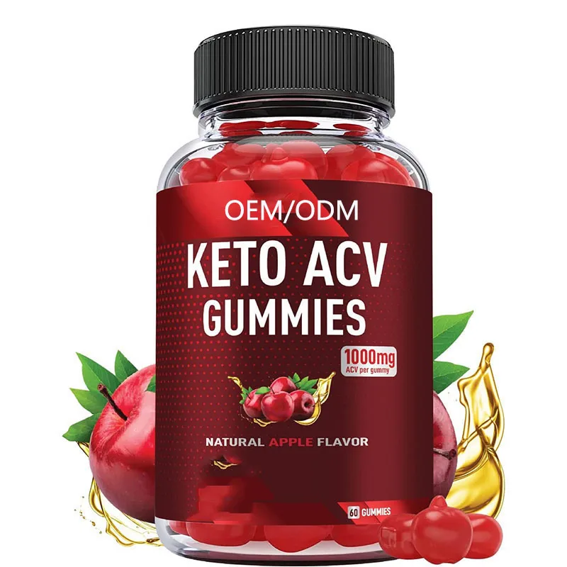 Factory direct sales OEM body management promotes digestion  KETO apple cider vinegar gummies