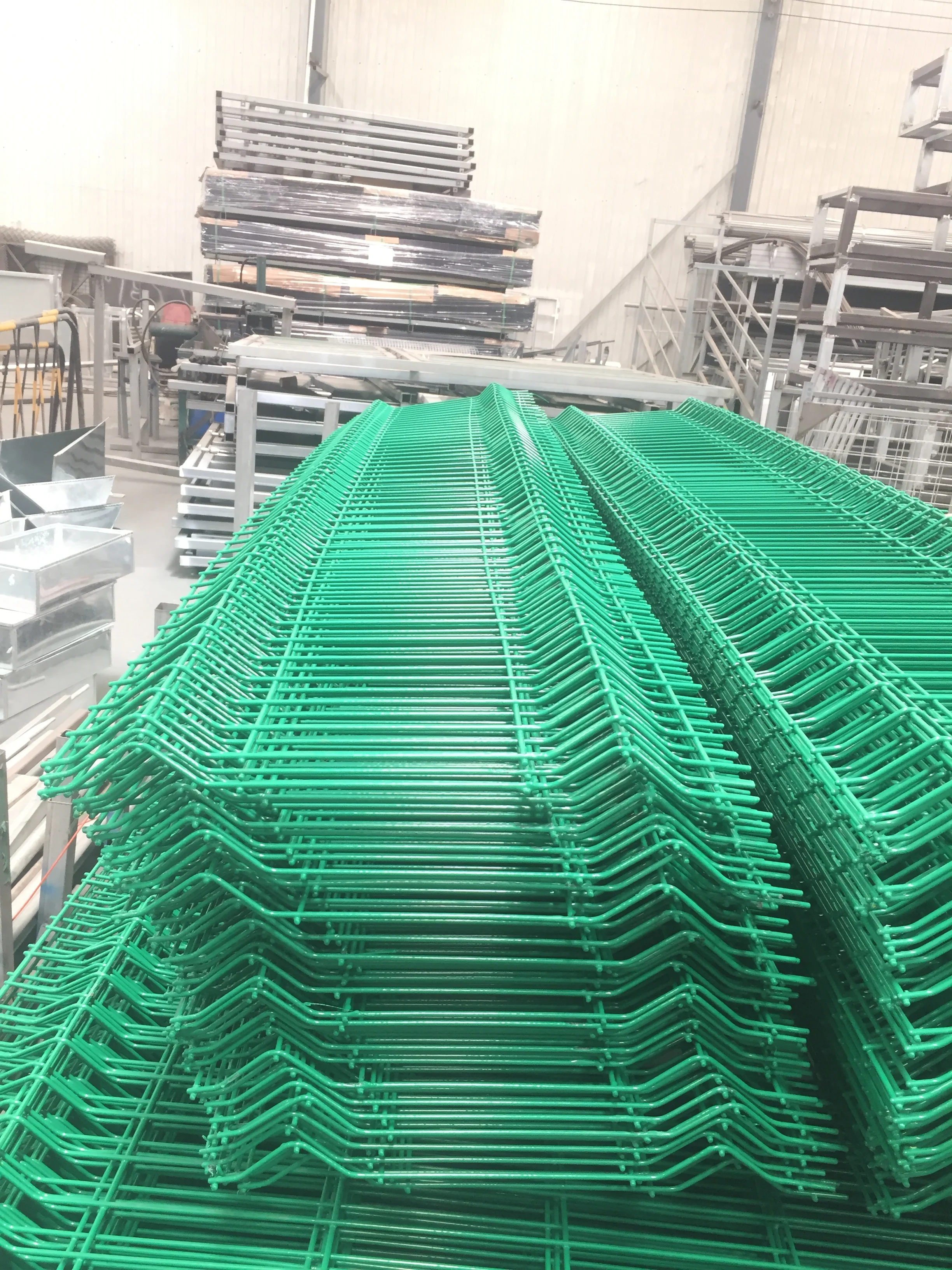 Yard Link 3D curved Fence Pvc Coated Wire Fence Steel Panel Welded Wire Mesh Panel