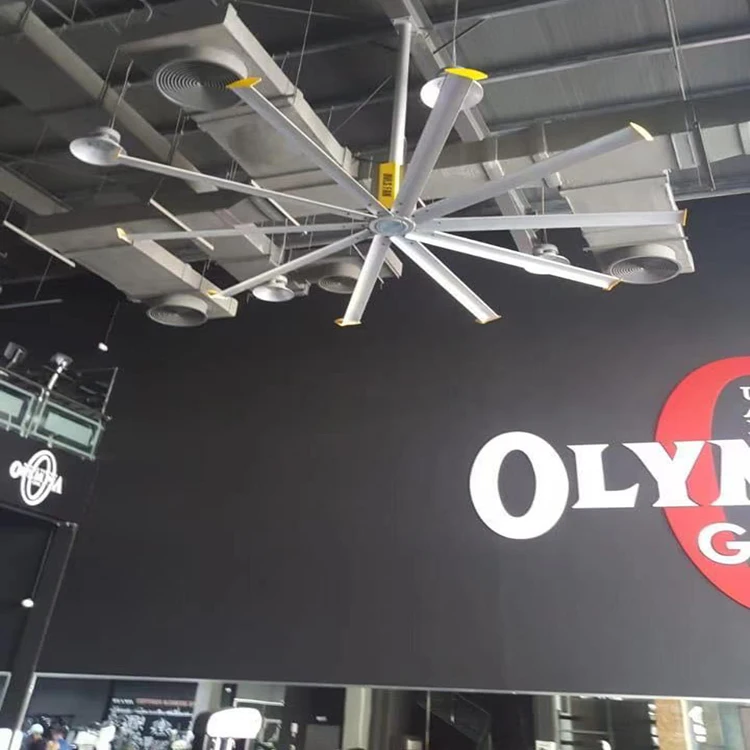 24FT 1.5KW большой вентилятор hvls вентилятор, гигантский потолочный вентилятор, цена